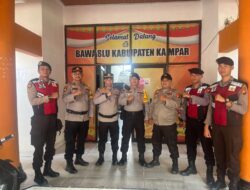 Sat Samapta Polres Kampar Patroli Perintis Presisi ke KPU dan Bawaslu
