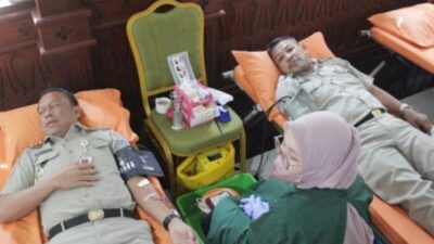 Sambut HUT Korpri ke-52, Pemkot Jaksel Gelar Donor Darah