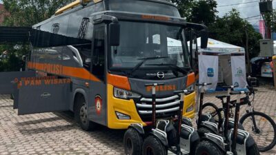 Poldasu Turunkan Bus Command Monitoring Center Saat Aquabike Jetski Danau Toba 2023