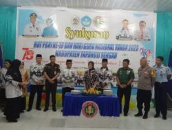 Syukuran HUT PGRI, Pj Bupati Tapteng Harapkan Netralitas Para Guru