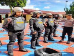 Polres Taput Siapkan 120 Personil Untuk Pengamanan Masa Kampaye