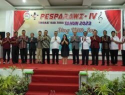 Bupati Buka Pesparawi Tingkat Kabupaten Toba Tahun 2023