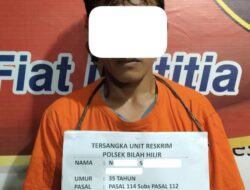 Jual Sabu, Warga Sei Tarolat Ditangkap Team Opsnal Polsek Bilah Hilir