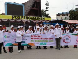 Pemkab Toba Pawai Peringati Hari AIDS se-Dunia Wujudkan Zero AIDS 2030