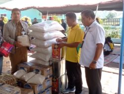 BPODT Serahkan Bantuan Sosial Kepada Korban Banjir di Desa Simangulampe