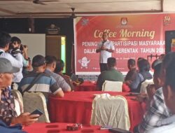 KPU Tapteng Adakan Coffee Morning