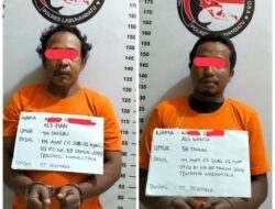 Lagi Jual Narkoba, 2 Warga Labura Ditangkap Polisi