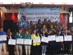 74 Mahasiswa Berprestasi di Taput Terima Beasiswa SOL
