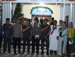 Pastikan Aman Nataru, Pj Bupati Kampar Tinjau Posko & Gereja
