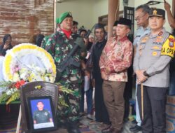 Tewas Tertabrak Bus Eldivo, Prajurit TNI Dimakamkan