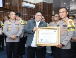 Ombudsman RI Berikan Penghargaan Buat Polres Sibolga