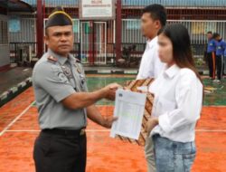 56 Orang Warga Binaan Rutan Tarutung Dapat Remisi Natal