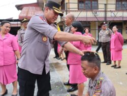 55 Personil Polres Pematang Siantar Naik Pangkat