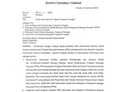 Pj Bupati Tapteng Imbau Masyarakat Waspada Politisasi PKH