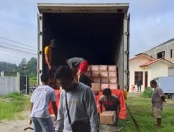 Surat Suara Capres-Cawapres dan DPD Tiba di KPU Taput
