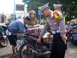 Polres Pemalang Gelar Razia, Puluhan Knalpot Brong Disita