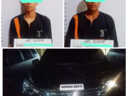 Mobil Lagi Dipanasin Digondol Maling, 2 Pelaku Diringkus Polres Labuhanbatu