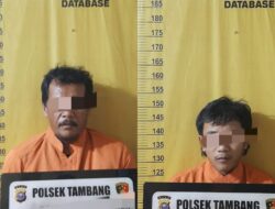 Polsek Tambang Tangkap Ayah dan Abang Pencabul 2 Anak Tiri