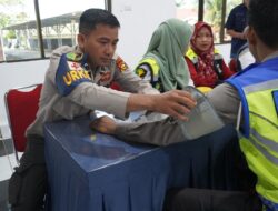 Jelang Pemilu, Polres Bengkalis Cek Kesehatan Personil Pam TPS Pemilu 2024