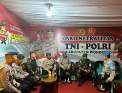 Posko Netralitas TNI-Polri di Alun-alun Pemalang