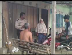 Polsek Bangkinang Barat Cegah Konflik Pilkada dengan Cara Sambangi Warga