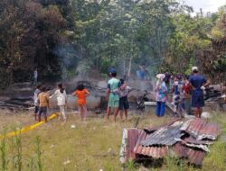 Satu Rumah Ludes Terbakar di Sidahapintu Girsang Sipangan Bolon