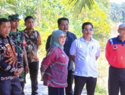 Tanggap Bencana, Plt Bupati Labuhanbatu Tinjau Lokasi Tanah Longsor di Desa Tanjung Harapan