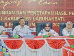 Plt Bupati Labuhanbatu Hadiri Rapat Pleno Terbuka Rekapitulasi Hasil Perhitungan Suara