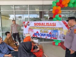 Sat Binmas Polres Kampar Sosialisasi Penerimaan Polri