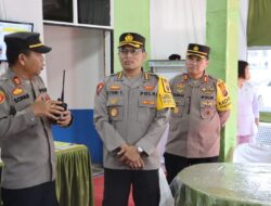 Karo Ops Polda Sumut Cek Pengamanan Idul Fitri 1445H di Wilkum Polres Labuhanbatu