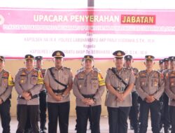 Upacara Penyerahan Jabatan Ps. Kasat Intelkam dan Kapolsek NA IX-X Polres Labuhanbatu