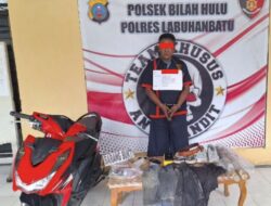 Polres Labuhanbatu Ringkus Pelaku Perampokan di Belakang SDN 22 Bilah Hulu