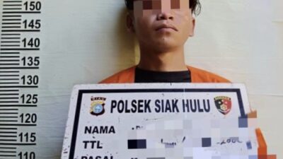 Pelaku Pencabul Bocah Hingga Hamil dan Melahirkan Ditangkap Polsek Siak Hulu