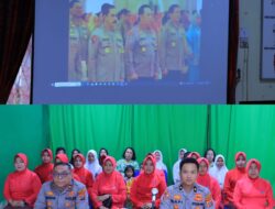 Polres Labuhanbatu Ikuti Peringatan Ulang Tahun Yayasan Kemala Bhayangkari ke-44 Secara Virtual