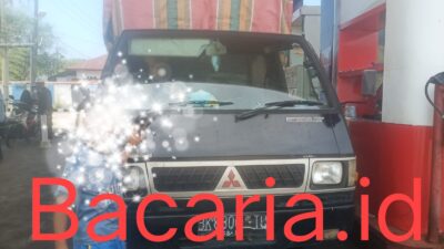 Mobil Pickup Ditutup Tenda Isi BBM Berulang-ulang di SPBU Muara Nibung