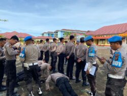 Propam Cek Ketertiban Disiplin Personil Polres Tapteng 