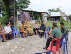 Kapolres Labuhanbatu Bersama Forkopimda Tinjau Masyarakat Penolak Beroperasi PKS PT. PPSP Pulo Padang