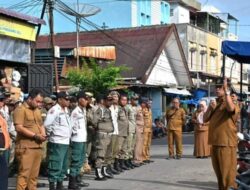 Disperindag Sibolga Lakukan Pembebasan Badan Jalan 