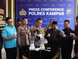 Kapolres Kampar Minta Kerjasama Ninik Mamak Untuk Membasmi Narkoba di Kampar