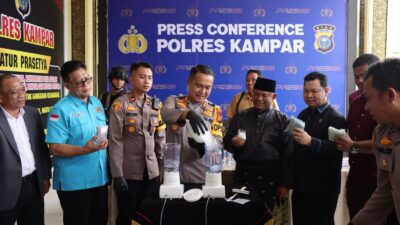 Kapolres Kampar Minta Kerjasama Ninik Mamak Untuk Membasmi Narkoba di Kampar