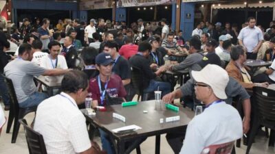 Semarak Turnamen Domino Sambut Hari Bhayangkara ke-78 di Batam