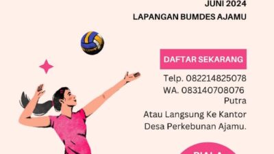 Salurkan Bakat, PAC PP Panai Hulu Akan Gelar Turnamen Volly