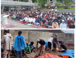 Rayakan Idul Adha, Mesjid Raya Parapat Sembelih 12 Ekor Sapi dan 19 Ekor Kambing