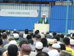 Petugas Lapas Rantauprapat Bersama Warga Binaan Sholat Idul Adha dan Sembelih Hewan Kurban