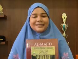 Gadis Manis Pengaji Al-quran Diangkat Anak Asuh Polsek Perhentian Raja