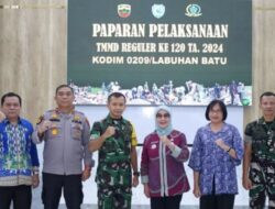 Plt Bupati Labuhanbatu Sambut Tim WASEV TMMD ke-120