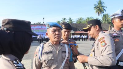 Polres Madina Apel Gelar Pasukan Ops Patuh Toba 2024