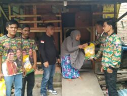 Jum’at Berkah, GRIB Jaya Panai Hulu Bagikan Beras Untuk Dhuafa