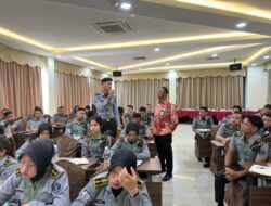 Hadir Sebagai Pemateri, Soetopo Berutu Sampaikan tentang Penindakan Gangguan Keamanan dan Ketertiban Keadaan Biasa di Lapas/Rutan