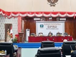 Saat Rapat Raperda di DPRD, Wakil Walikota Sibolga Tidak Hadir 